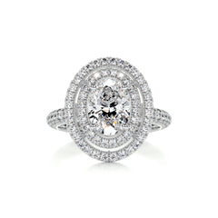 Nora Diamond Engagement Ring -18K White Gold