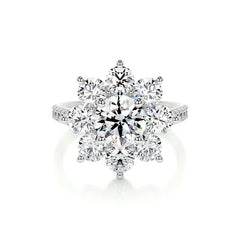 La Fleur Lab Grown Diamond Ring -18K White Gold