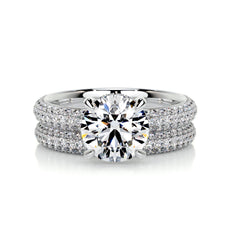 Helena Diamond Bridal Set -18K White Gold