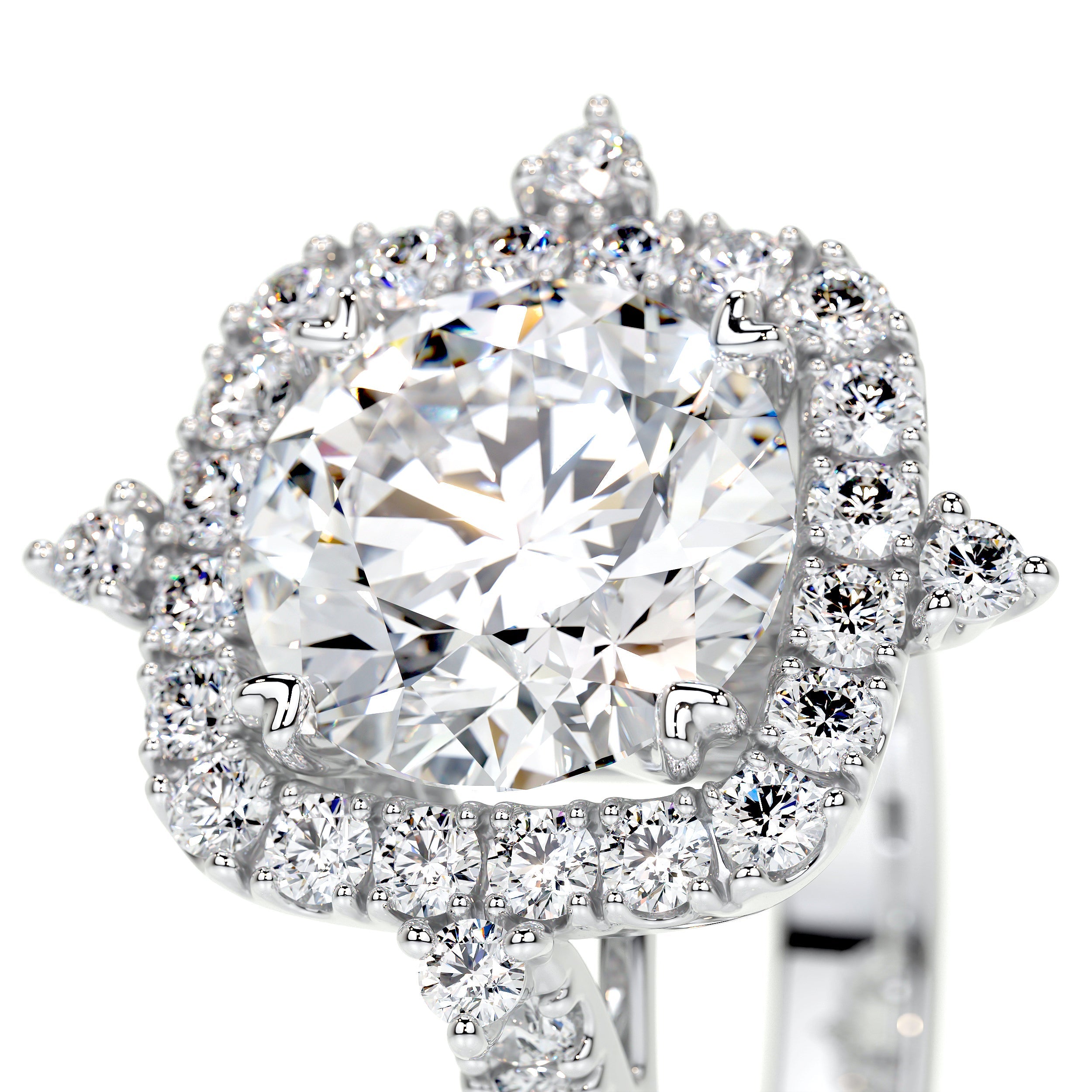 Francesca Lab Grown Diamond Ring   (2 Carat) -Platinum