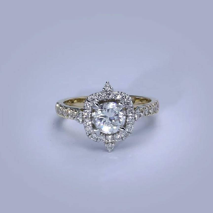 Francesca Diamond Engagement Ring -Platinum