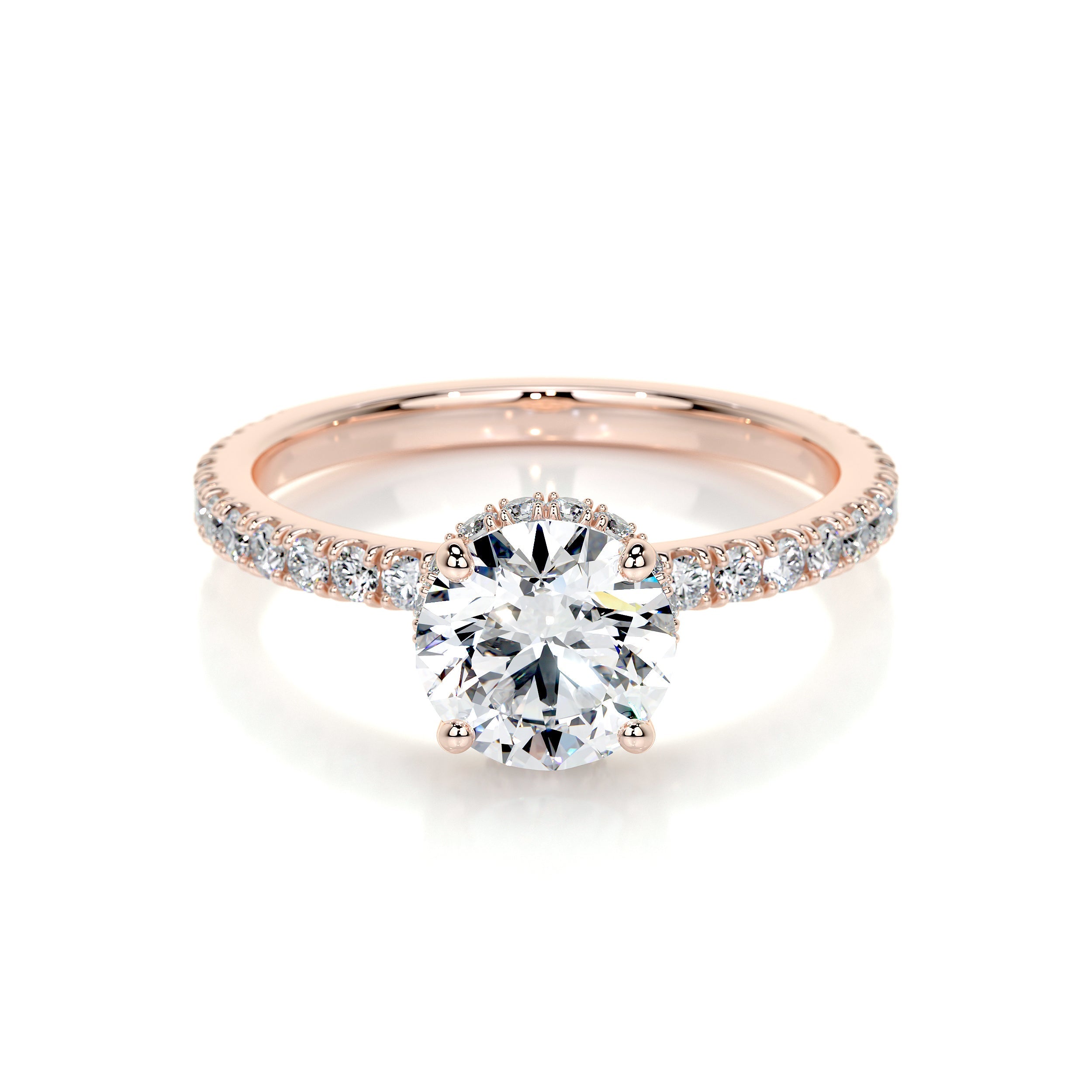 Vivienne Lab Grown Diamond Ring -14K Rose Gold