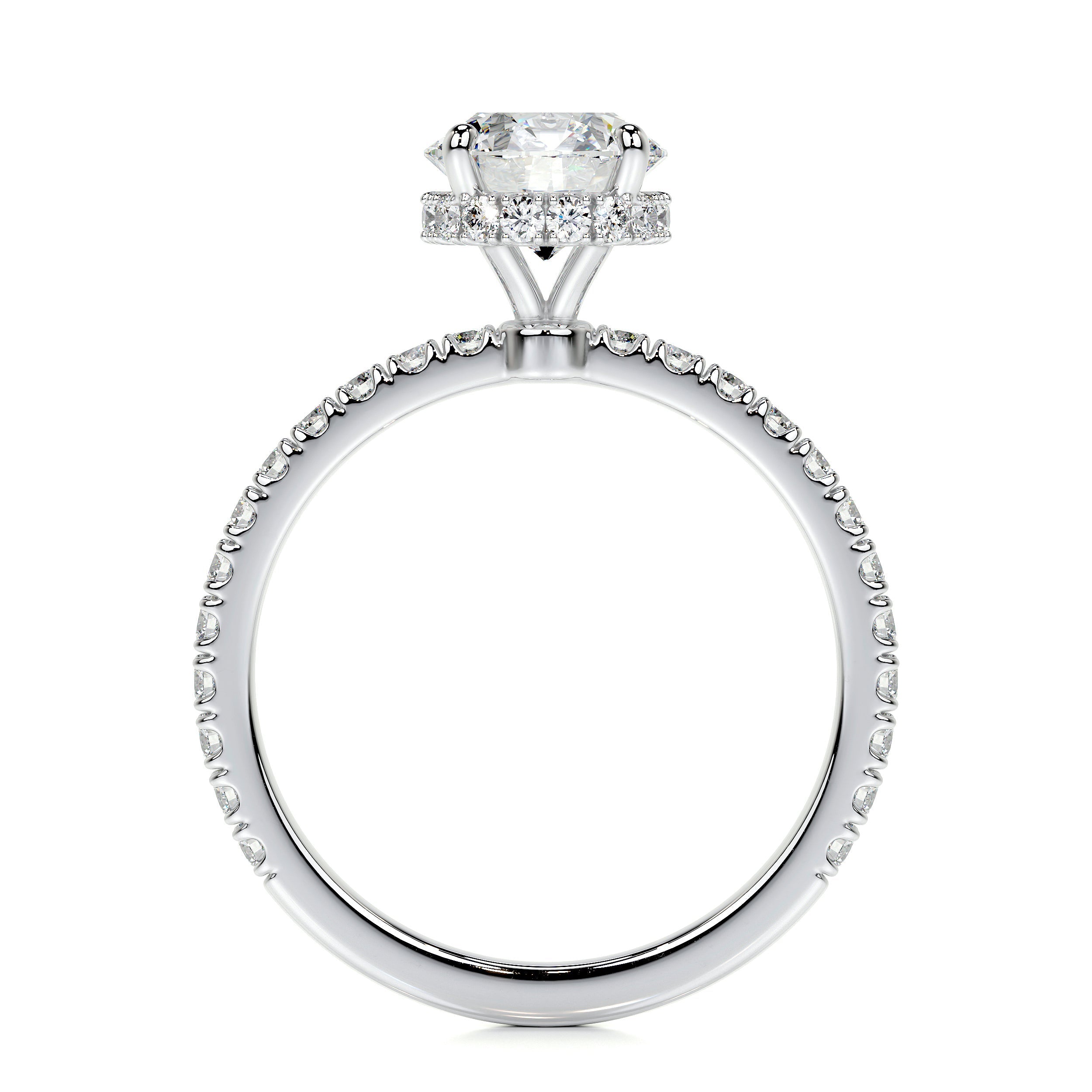 Vivienne Lab Grown Diamond Ring -18K White Gold