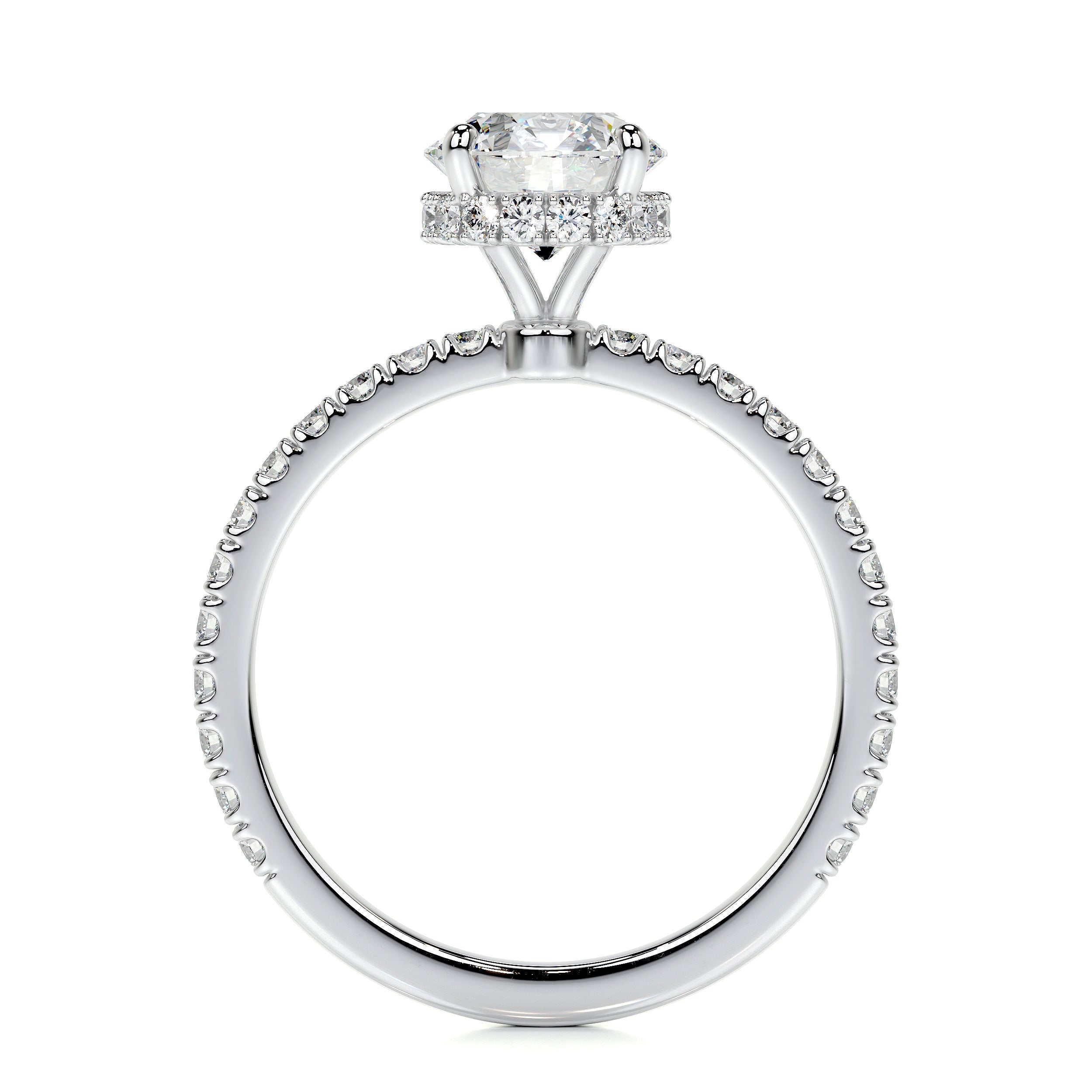 Vivienne Lab Grown Diamond Ring -14K White Gold
