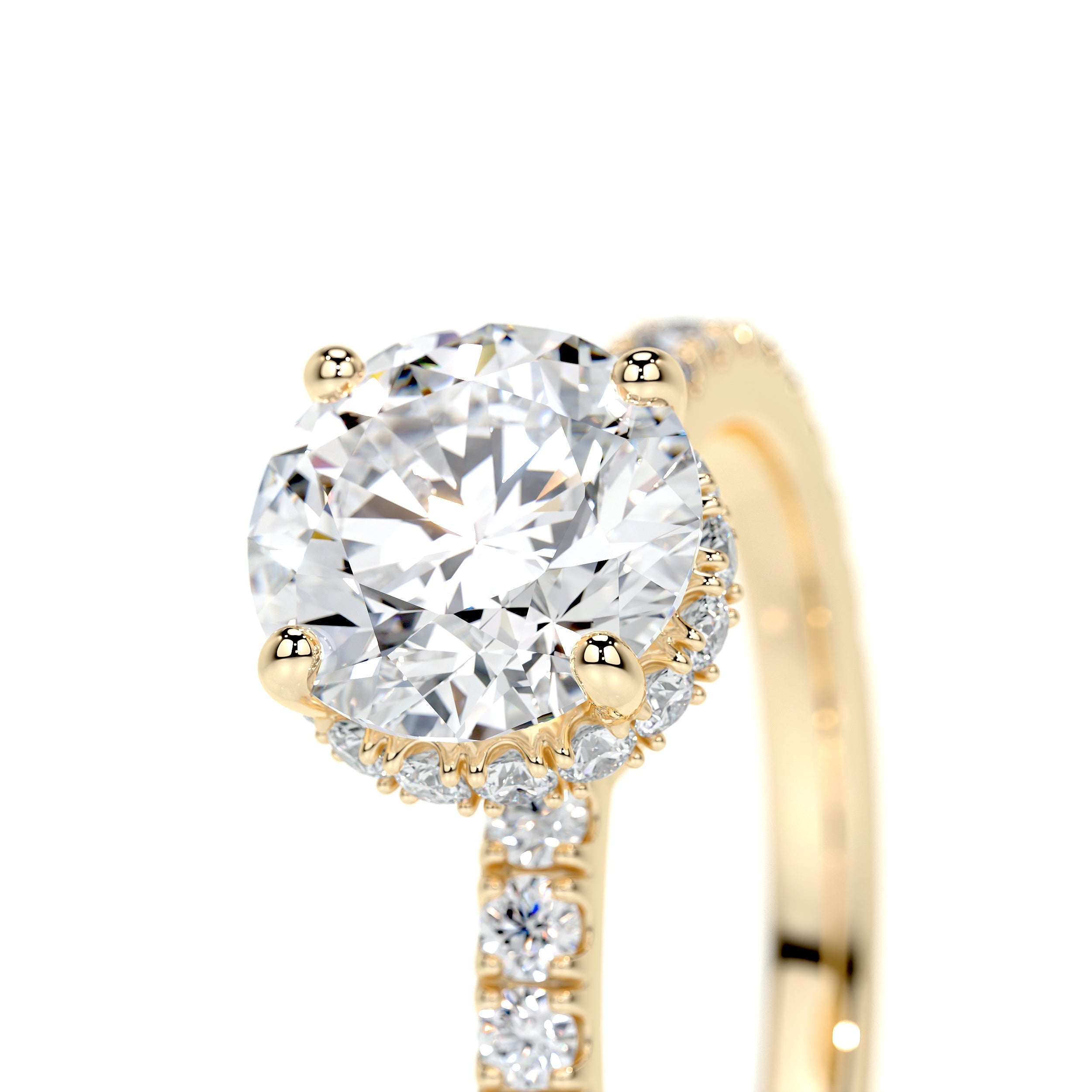 Vivienne Lab Grown Diamond Ring -18K Yellow Gold