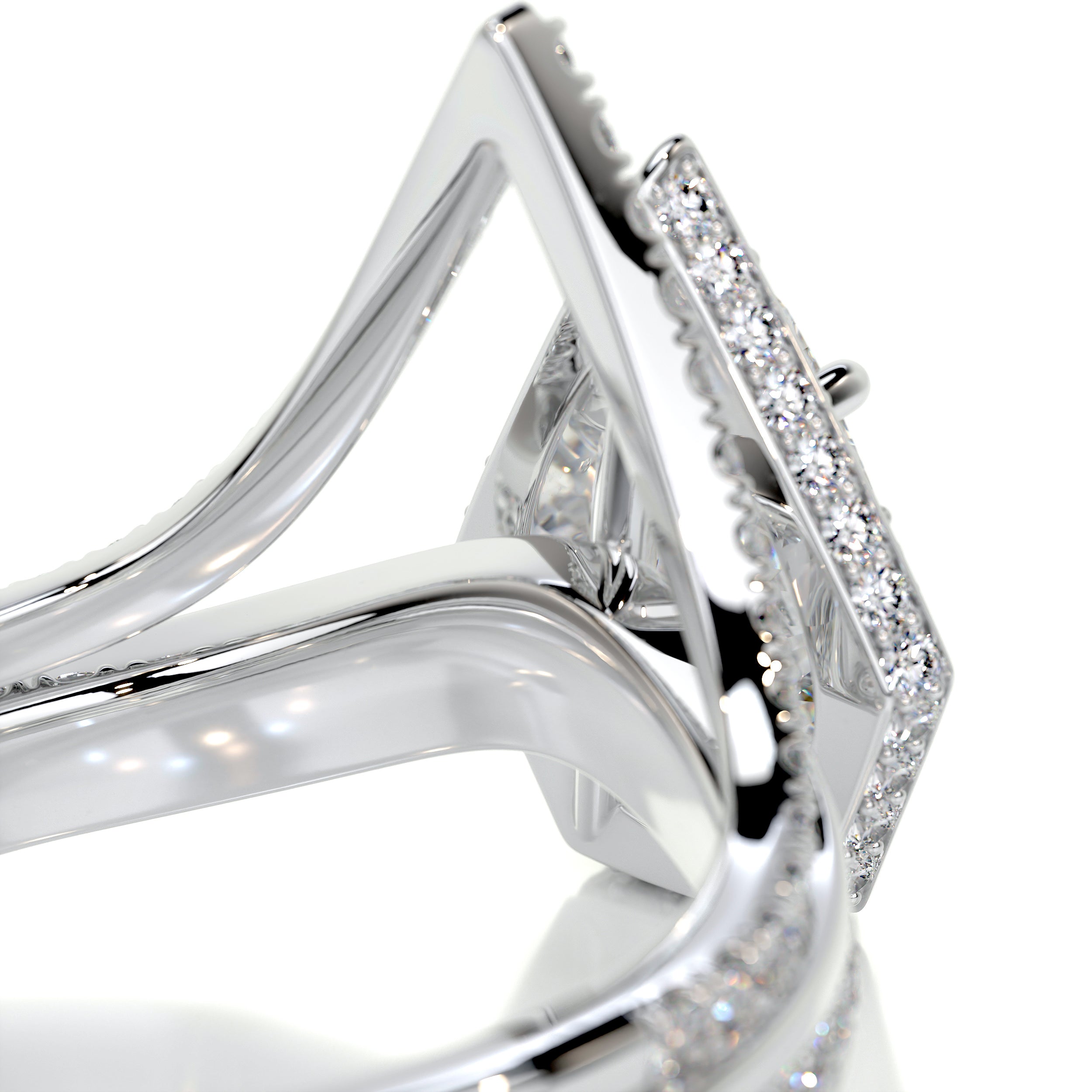 Kendall Diamond Bridal Set   (2.5 Carat) -18K White Gold