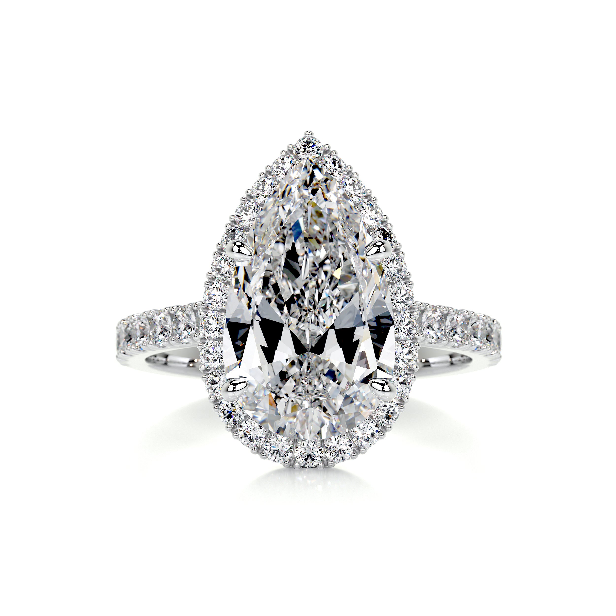 Sophia Diamond Engagement Ring   (3 Carat) -Platinum