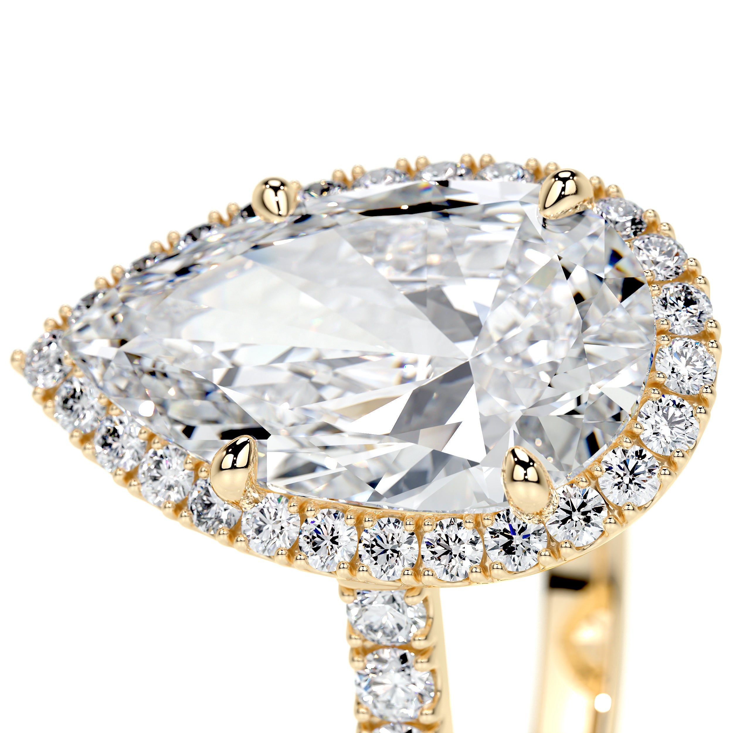 Sophia Lab Grown Diamond Ring -18K Yellow Gold