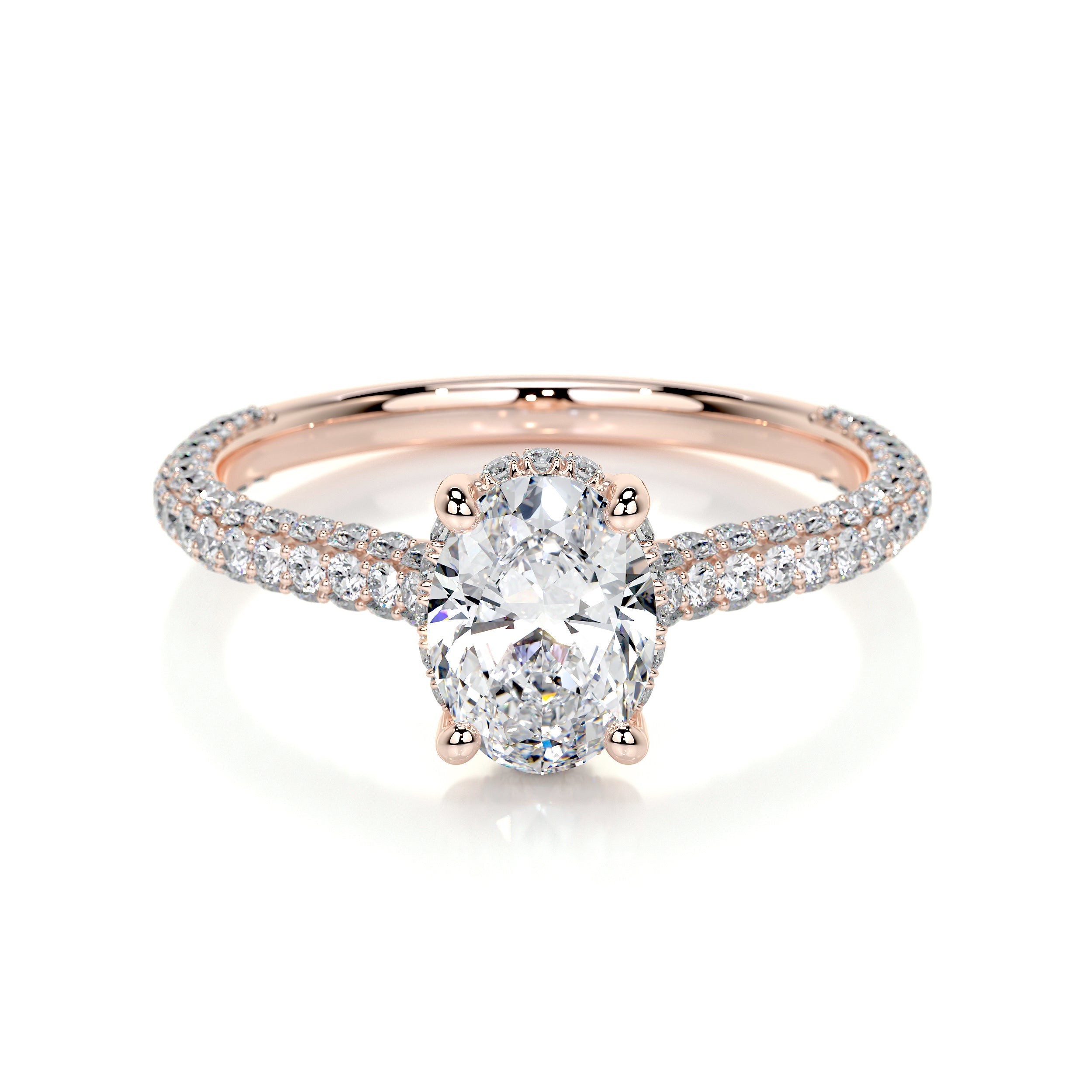 Rebecca Lab Grown Diamond Ring -14K Rose Gold