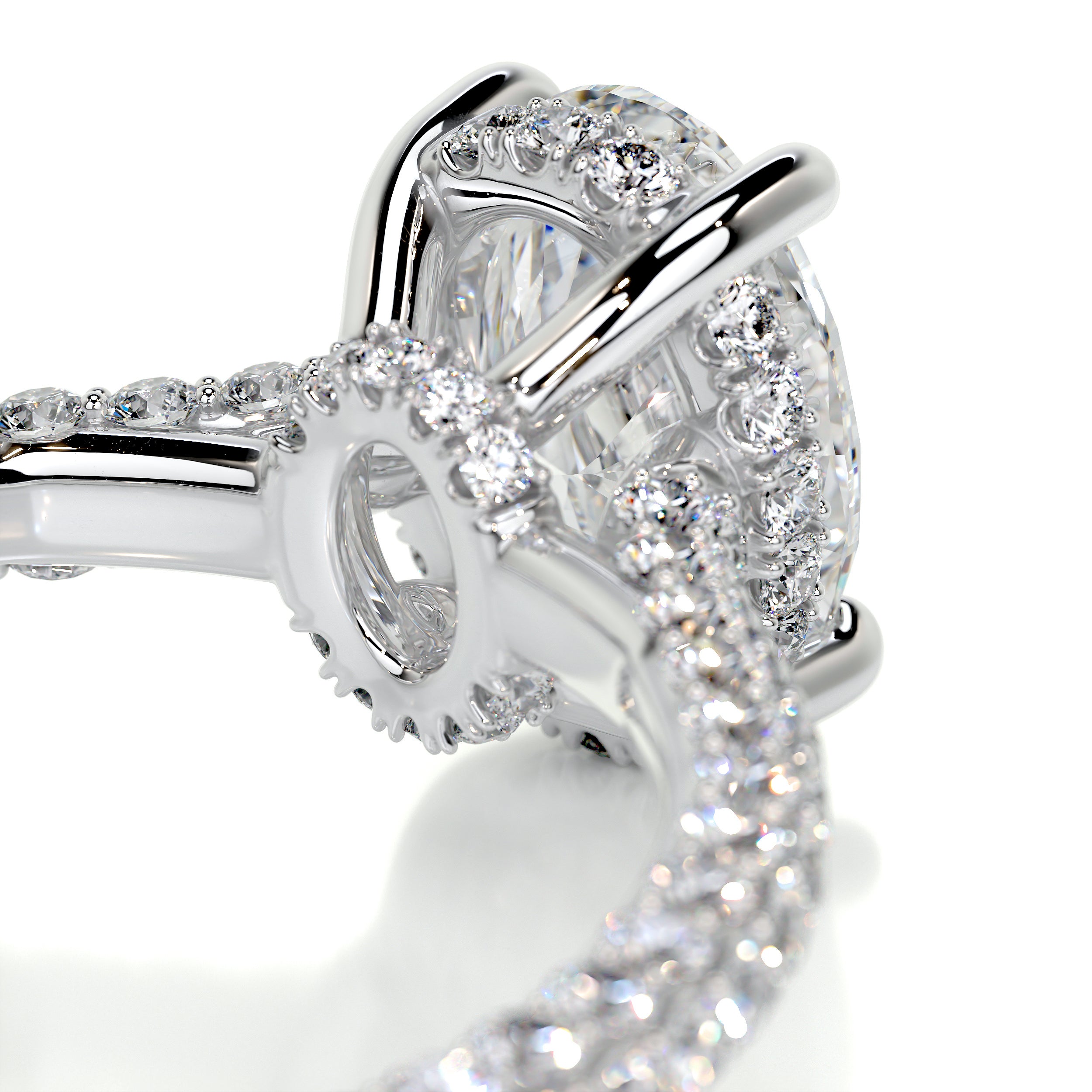 Rebecca Diamond Engagement Ring -18K White Gold