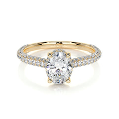 Rebecca Lab Grown Diamond Ring -18K Yellow Gold