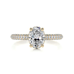Rebecca Diamond Engagement Ring -18K Yellow Gold