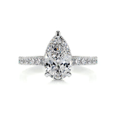 Mia Diamond Engagement Ring -14K White Gold