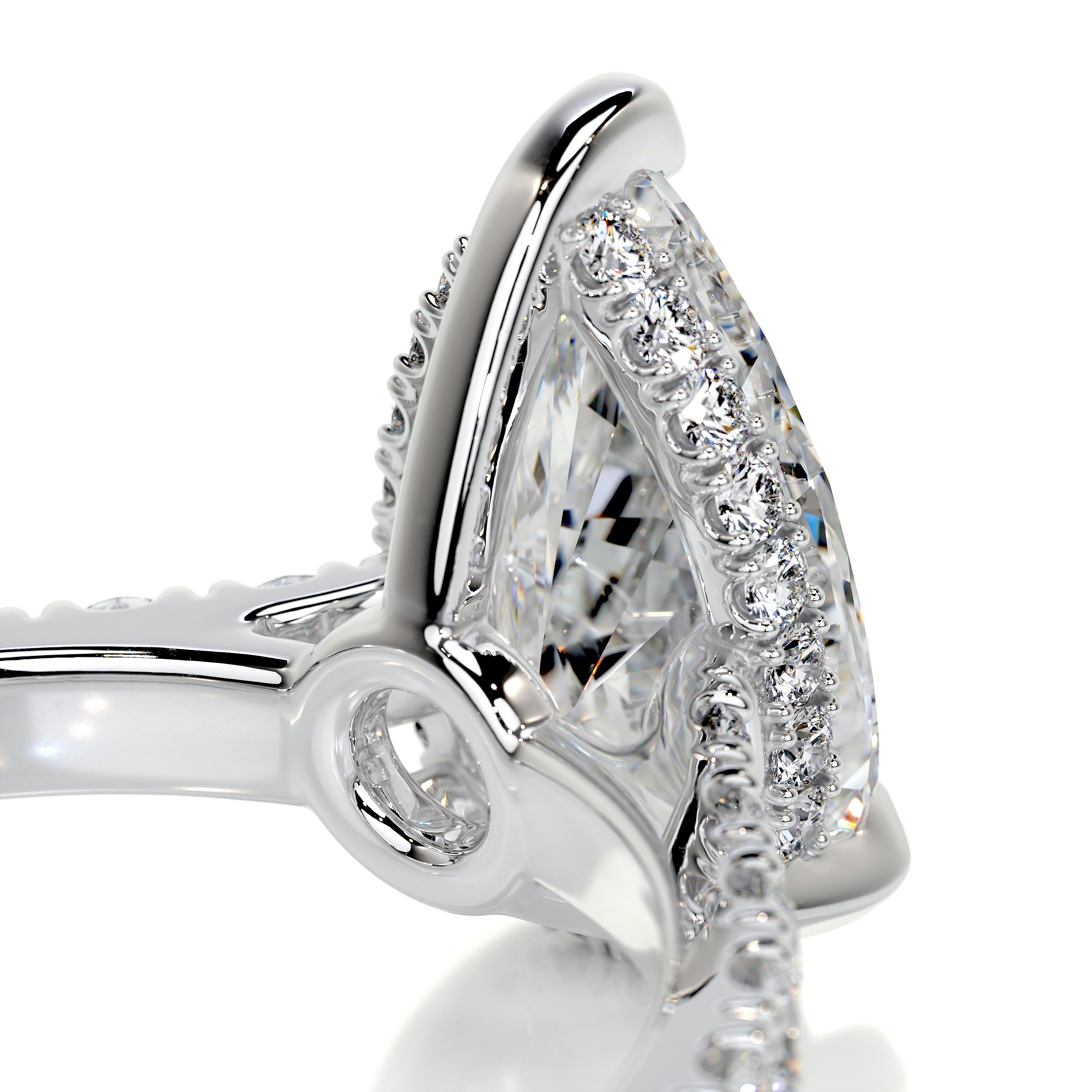 Mia Diamond Engagement Ring   (2 Carat) -14K White Gold