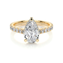 Mia Lab Grown Diamond Ring -18K Yellow Gold