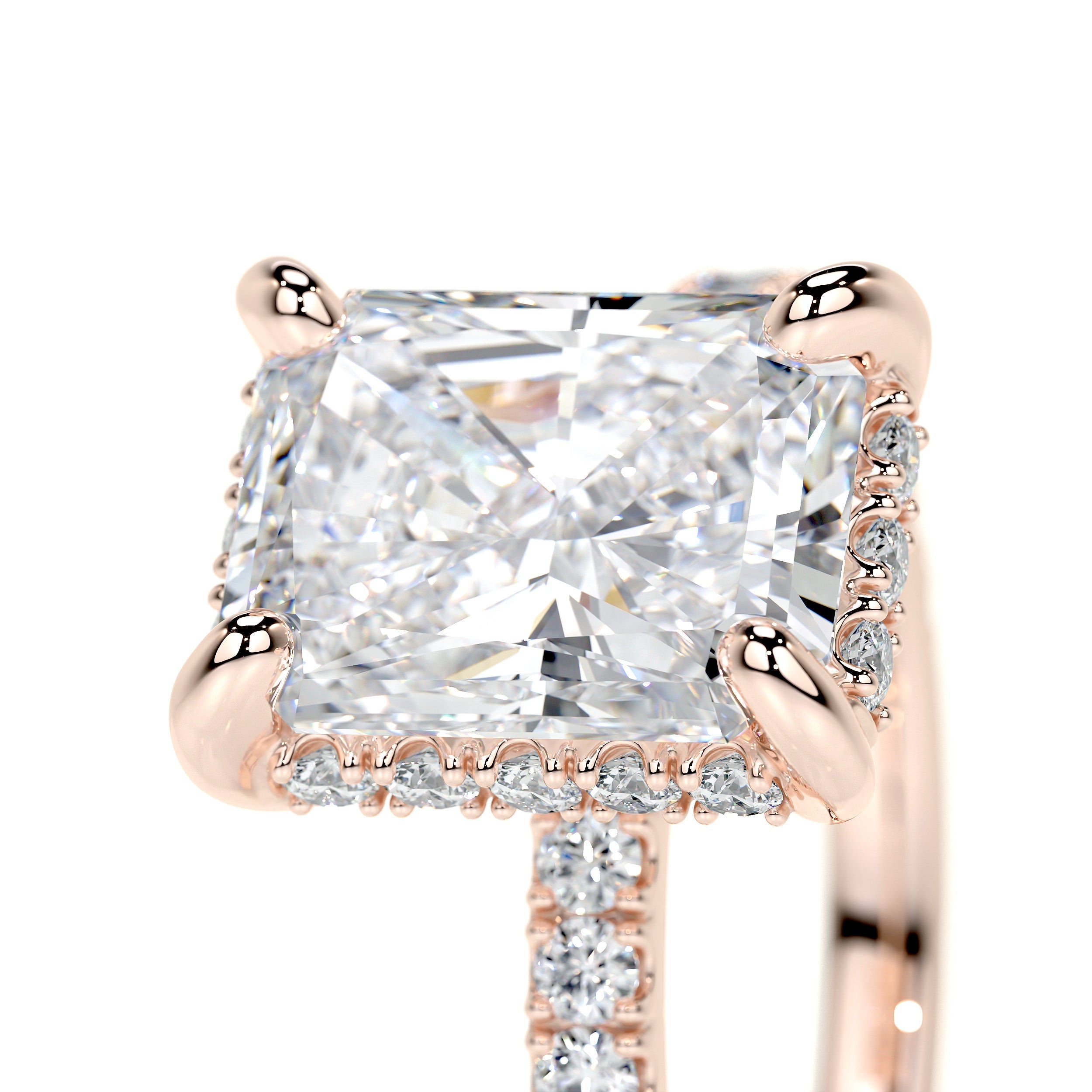 Luna Lab Grown Diamond Ring   (2.5 Carat) -14K Rose Gold