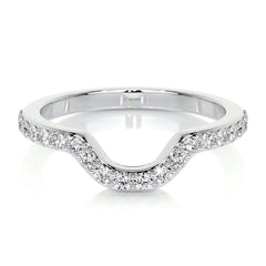 Nina Lab Grown Diamond Wedding Ring (0.2 Carat) -14K White Gold