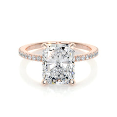 Audrey Lab Grown Diamond Ring -14K Rose Gold