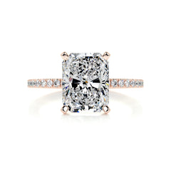 Audrey Diamond Engagement Ring -14K Rose Gold