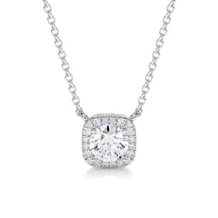 Claudia Lab Grown Diamond Pendant -14K White Gold