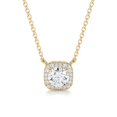 Claudia Lab Grown Diamond Pendant -18K Yellow Gold