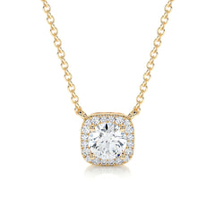Claudia Diamond Pendant -18K Yellow Gold