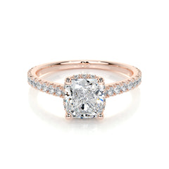 Cassandra Lab Grown Diamond Ring -14K Rose Gold