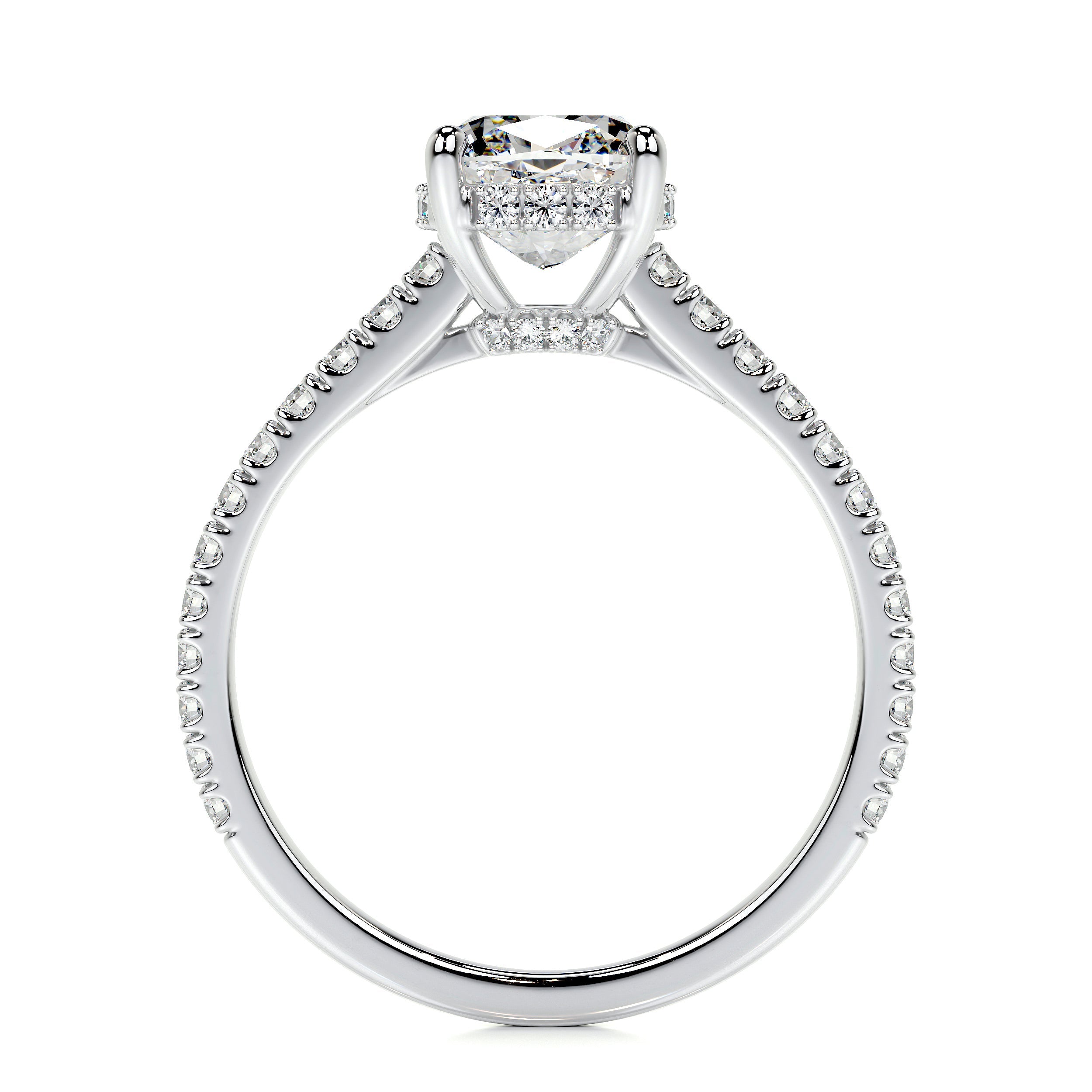 Cassandra Lab Grown Diamond Ring   (2 Carat) -Platinum
