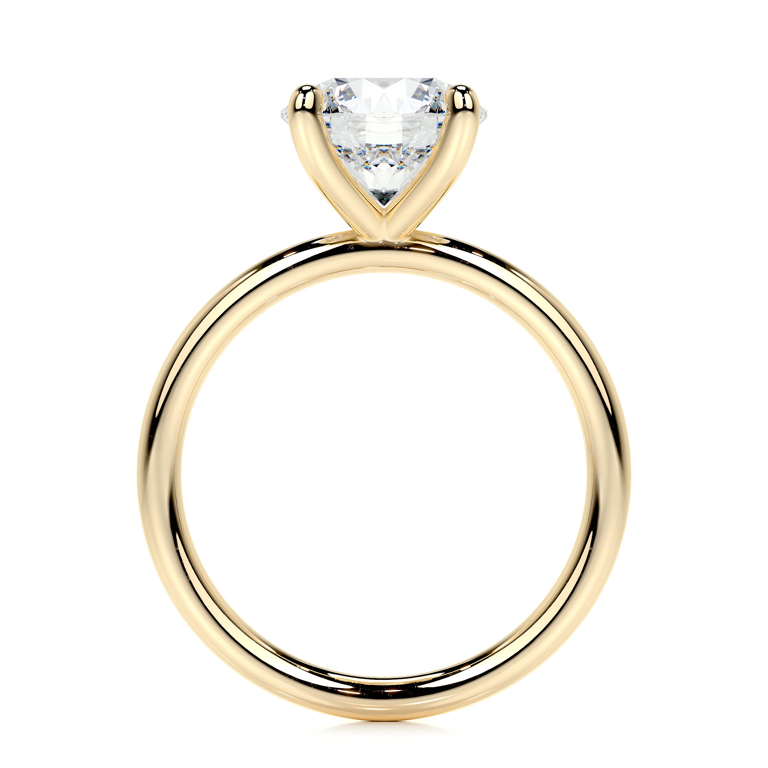 Eloise Lab Grown Diamond Ring   (2 Carat) -18K Yellow Gold