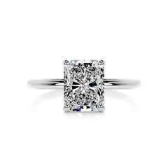 Harper Diamond Engagement Ring -18K White Gold