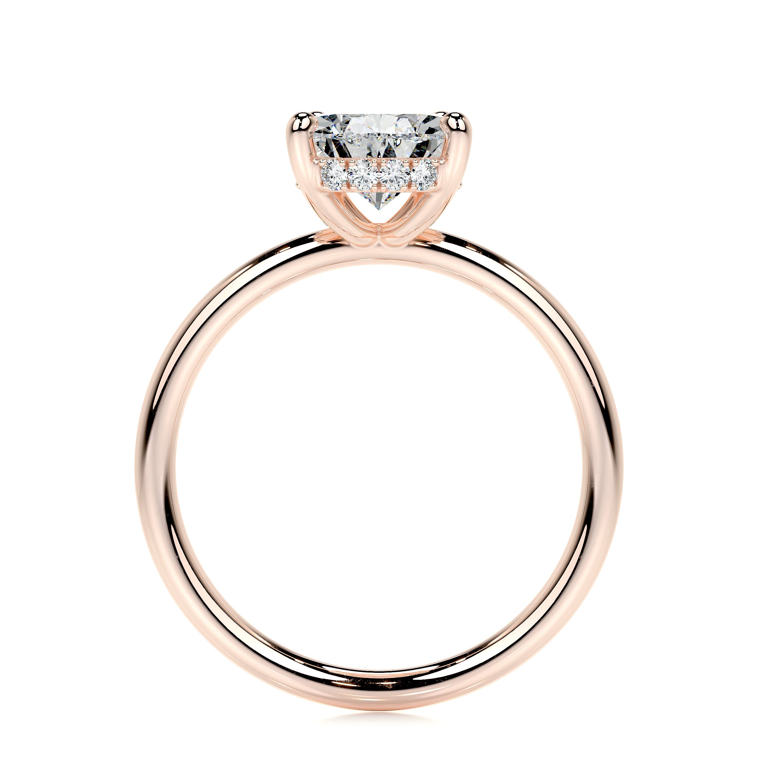 Willow Lab Grown Diamond Ring -14K Rose Gold