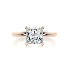 Isabelle Diamond Engagement Ring -14K Rose Gold