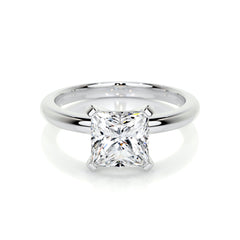 Isabelle Lab Grown Diamond Ring -18K White Gold