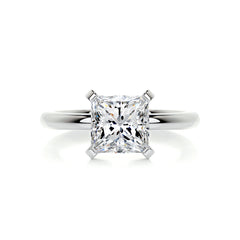 Isabelle Diamond Engagement Ring -14K White Gold