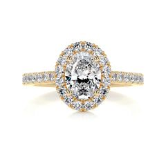 Maria Diamond Engagement Ring -18K Yellow Gold