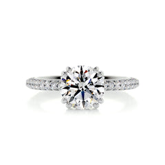 Lorena Diamond Engagement Ring -Platinum
