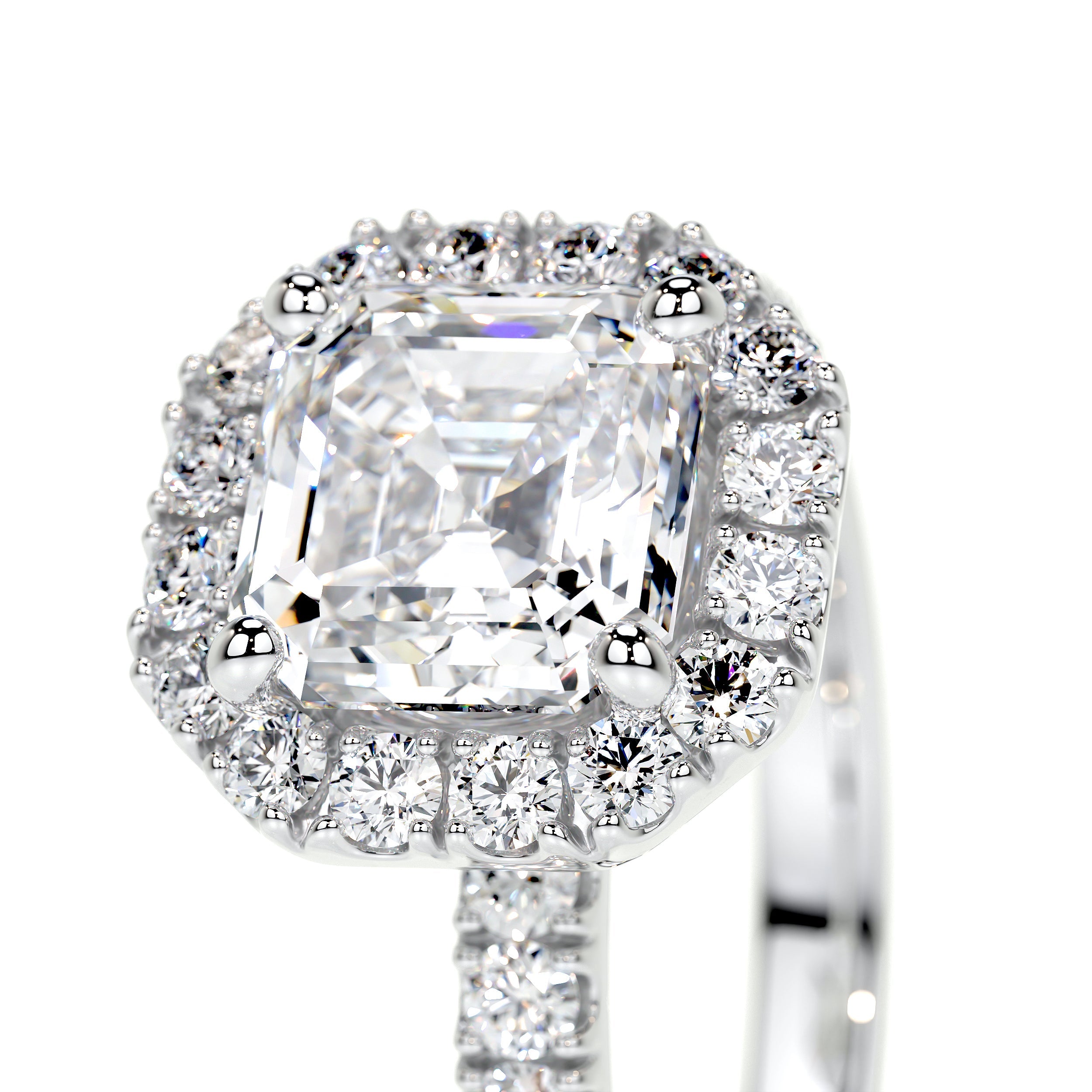 Brooklyn Lab Grown Diamond Ring   (2 Carat) -14K White Gold
