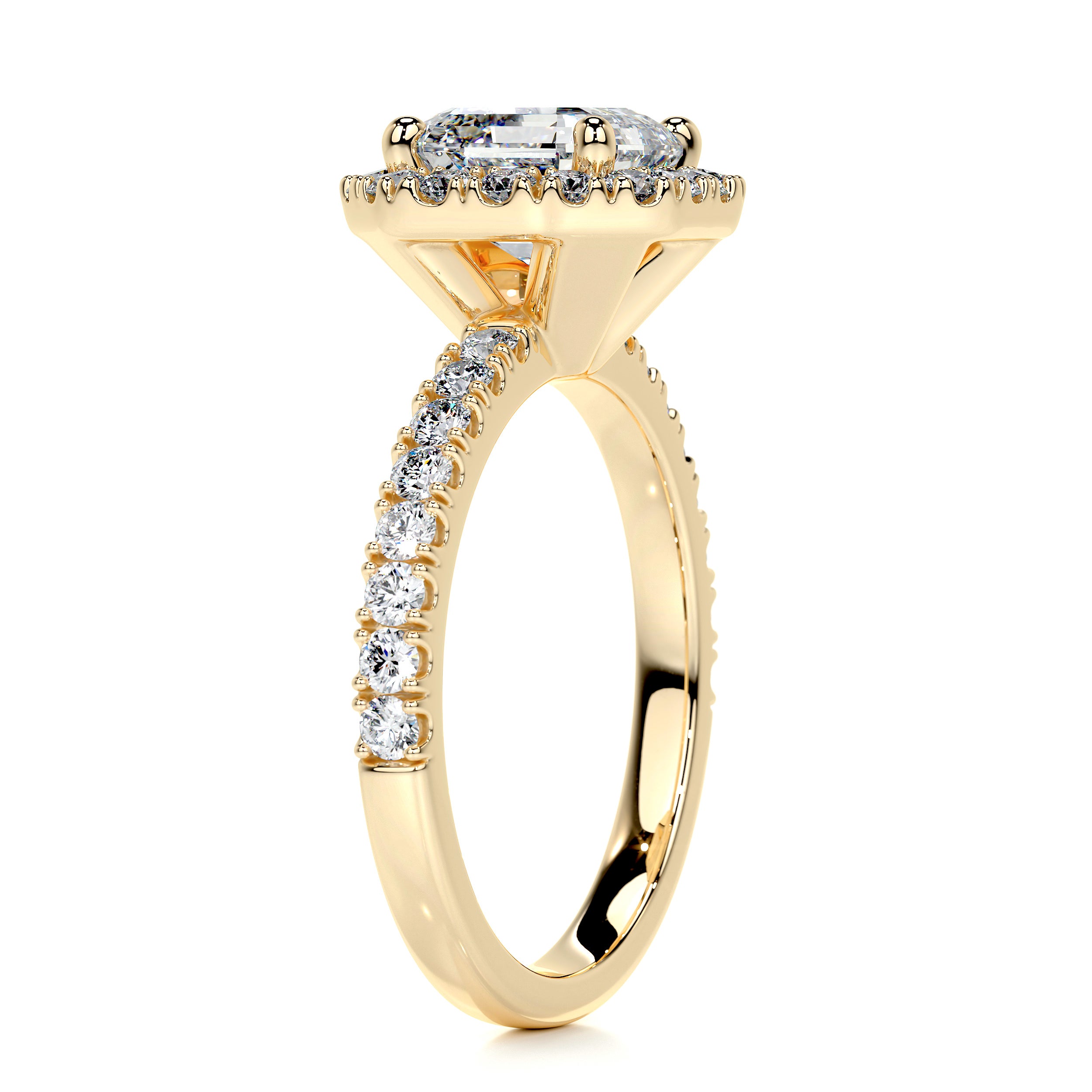 Brooklyn Diamond Engagement Ring -18K Yellow Gold