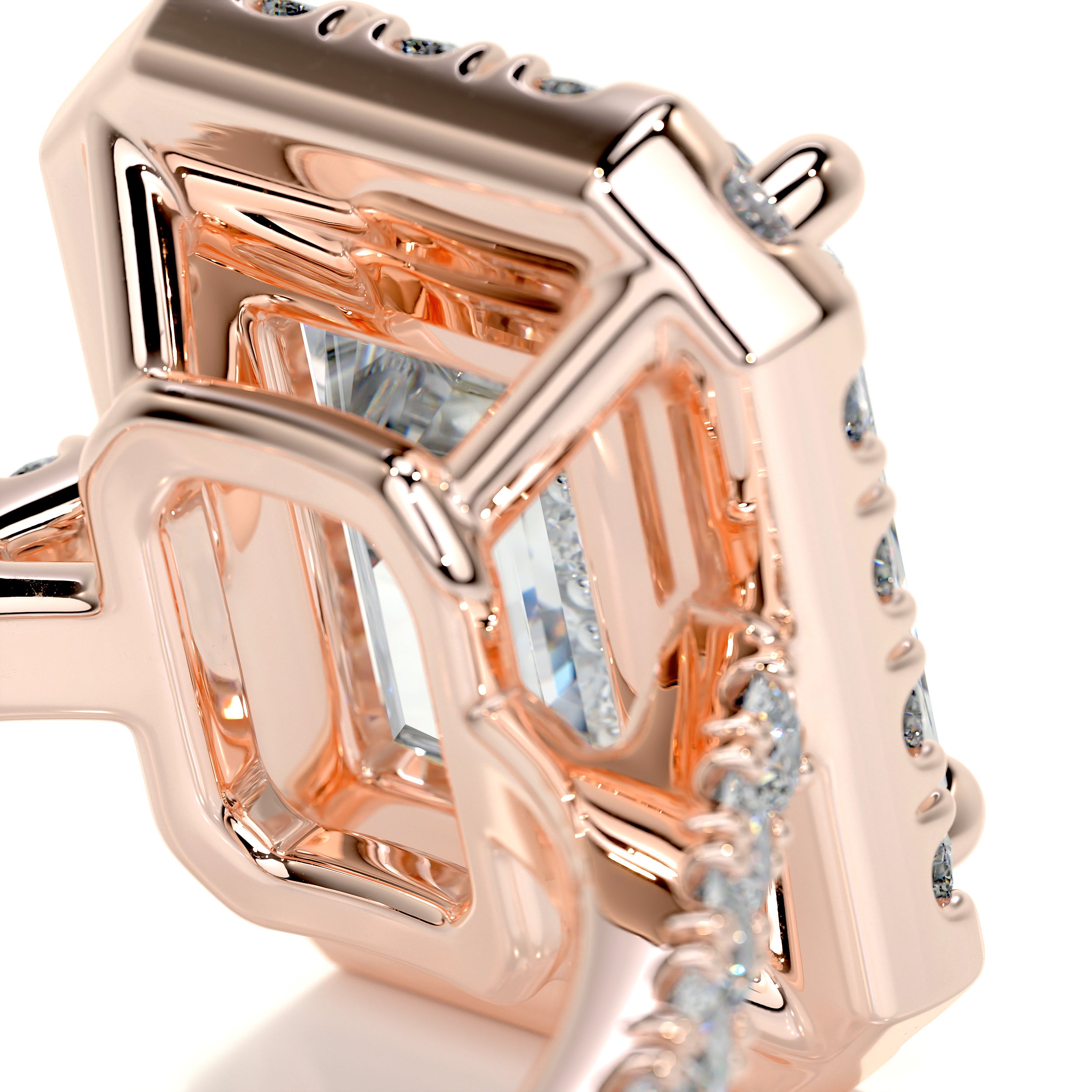 Zoey Diamond Engagement Ring -14K Rose Gold