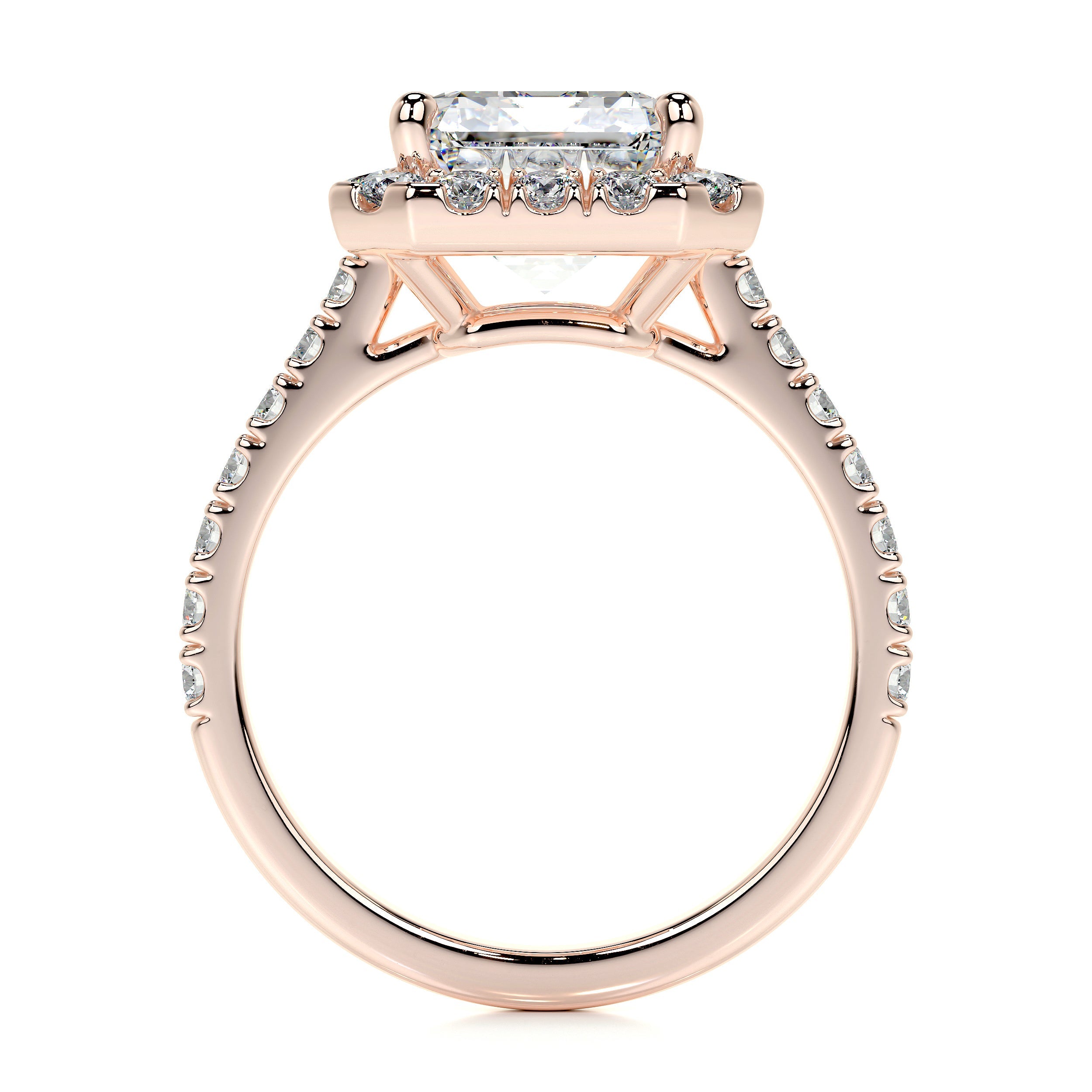 Zoey Lab Grown Diamond Ring -14K Rose Gold