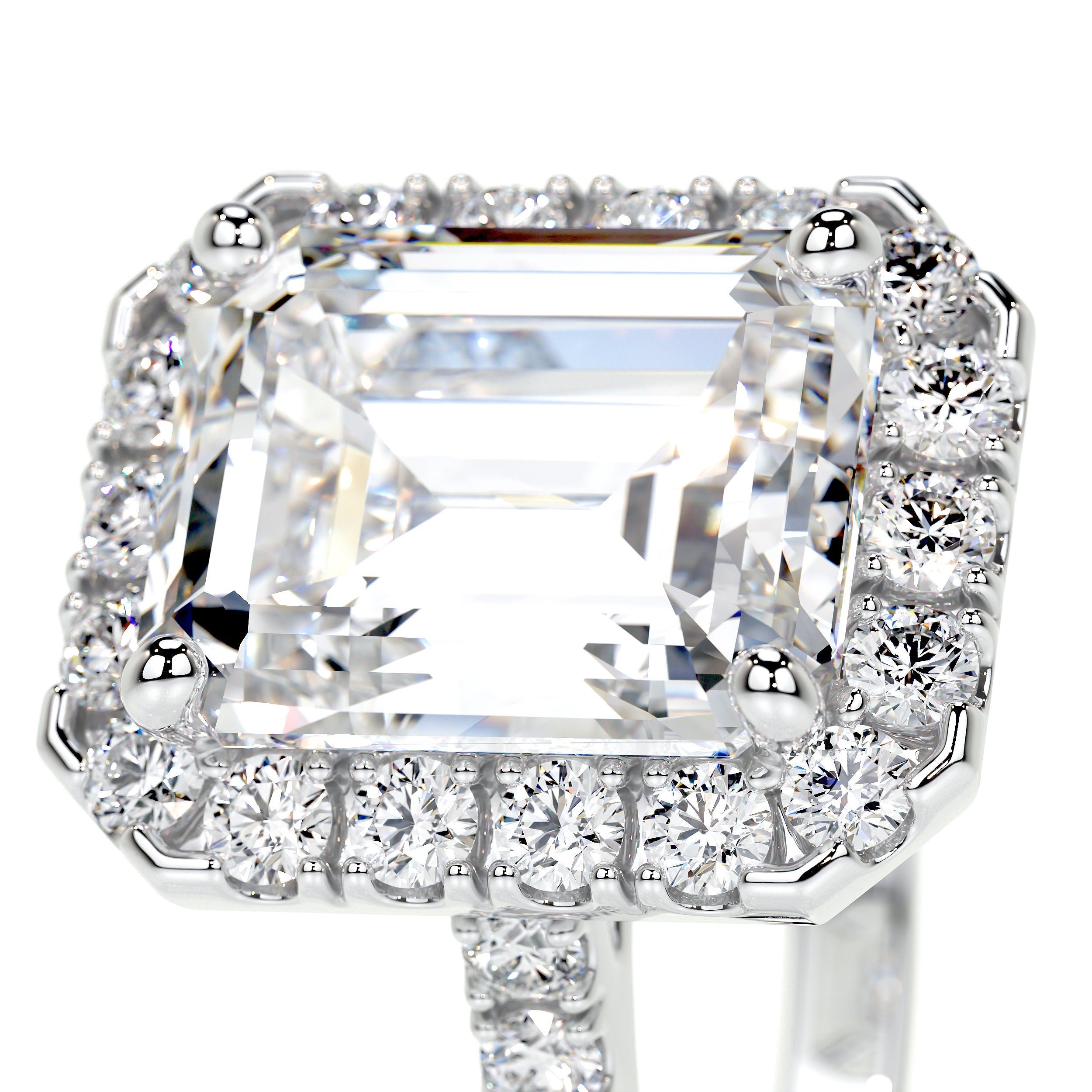 Zoey Lab Grown Diamond Ring -18K White Gold