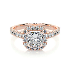 Cora Lab Grown Diamond Ring -14K Rose Gold