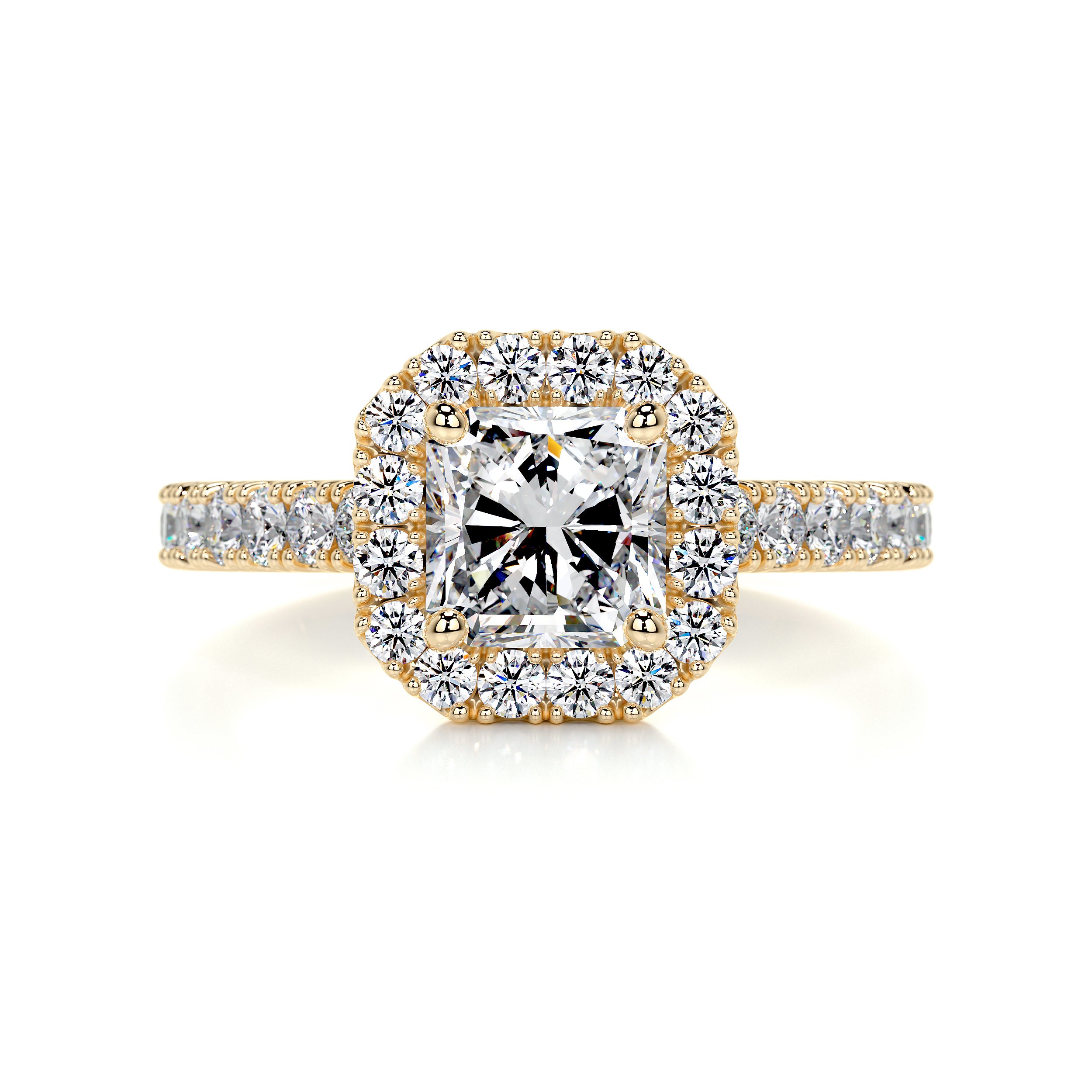 Cora Diamond Engagement Ring -18K Yellow Gold