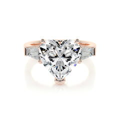 Skylar Lab Grown Diamond Ring Heart - 14K Rose Gold