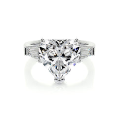 Skylar Lab Grown Diamond Ring Heart - 18K White Gold