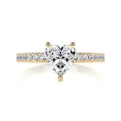 Audrey Diamond Engagement Ring -18K Yellow Gold
