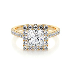 Patricia Lab Grown Diamond Ring -18K Yellow Gold