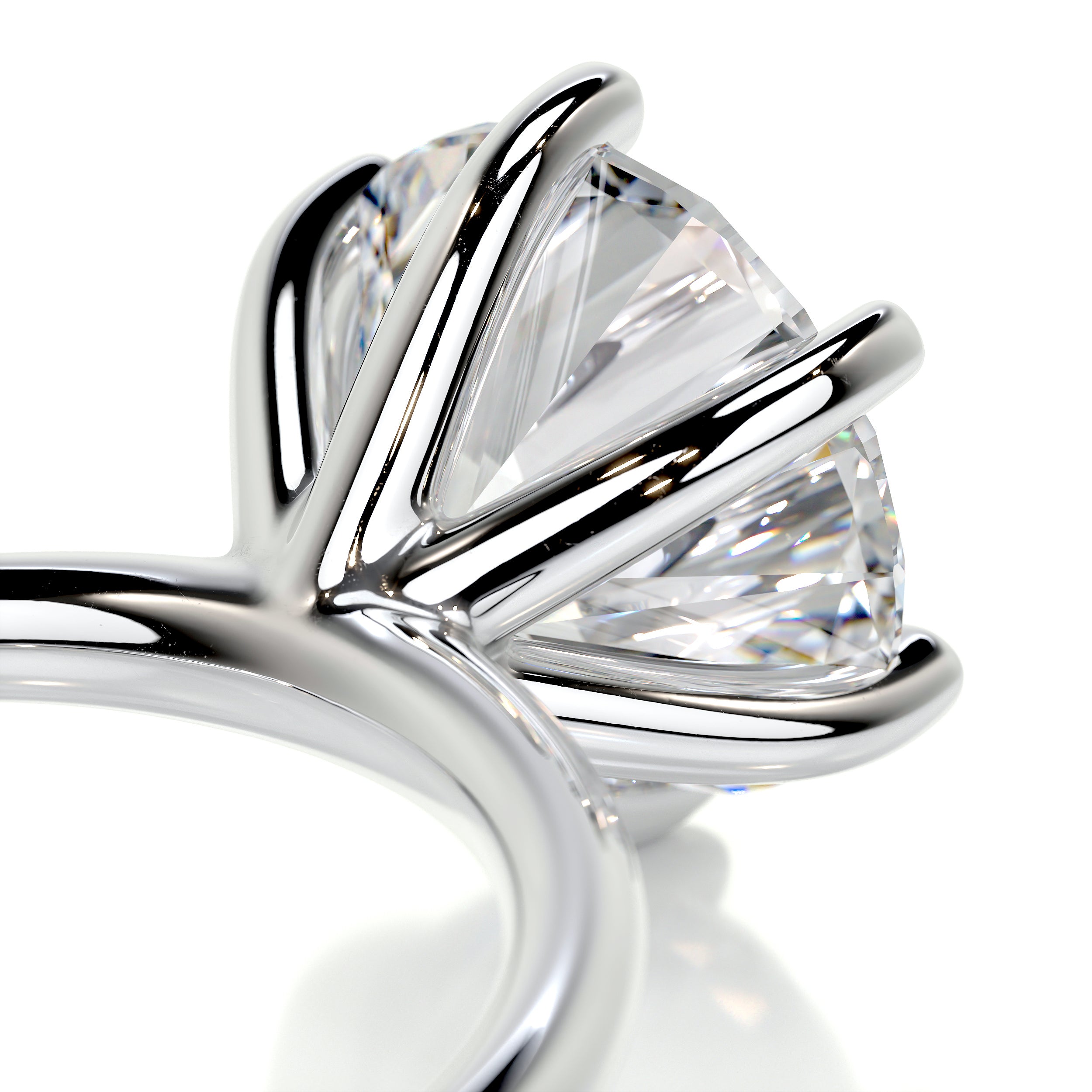 Eloise Diamond Engagement Ring -18K White Gold