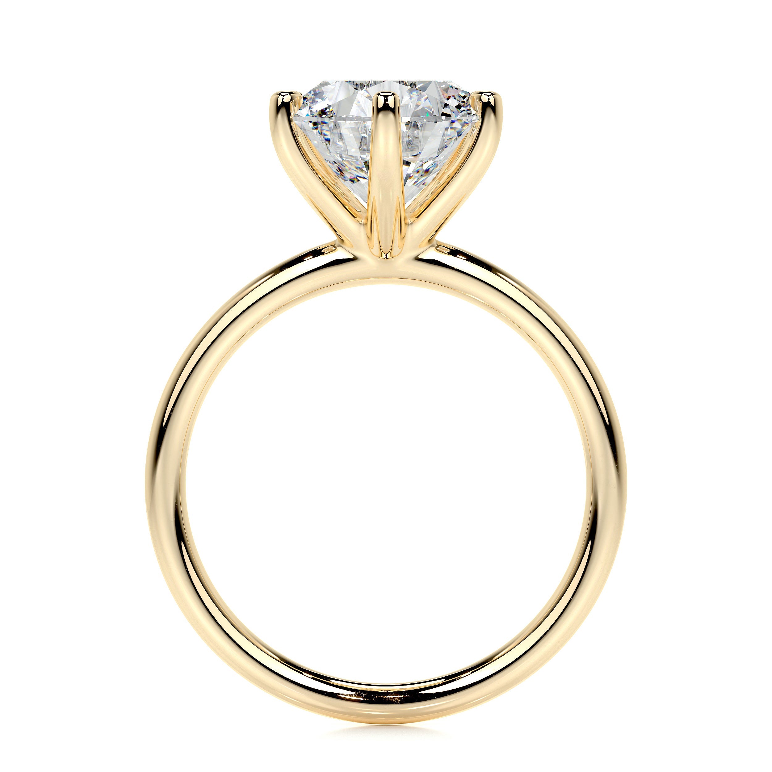 Eloise Lab Grown Diamond Ring   (2 Carat) -18K Yellow Gold