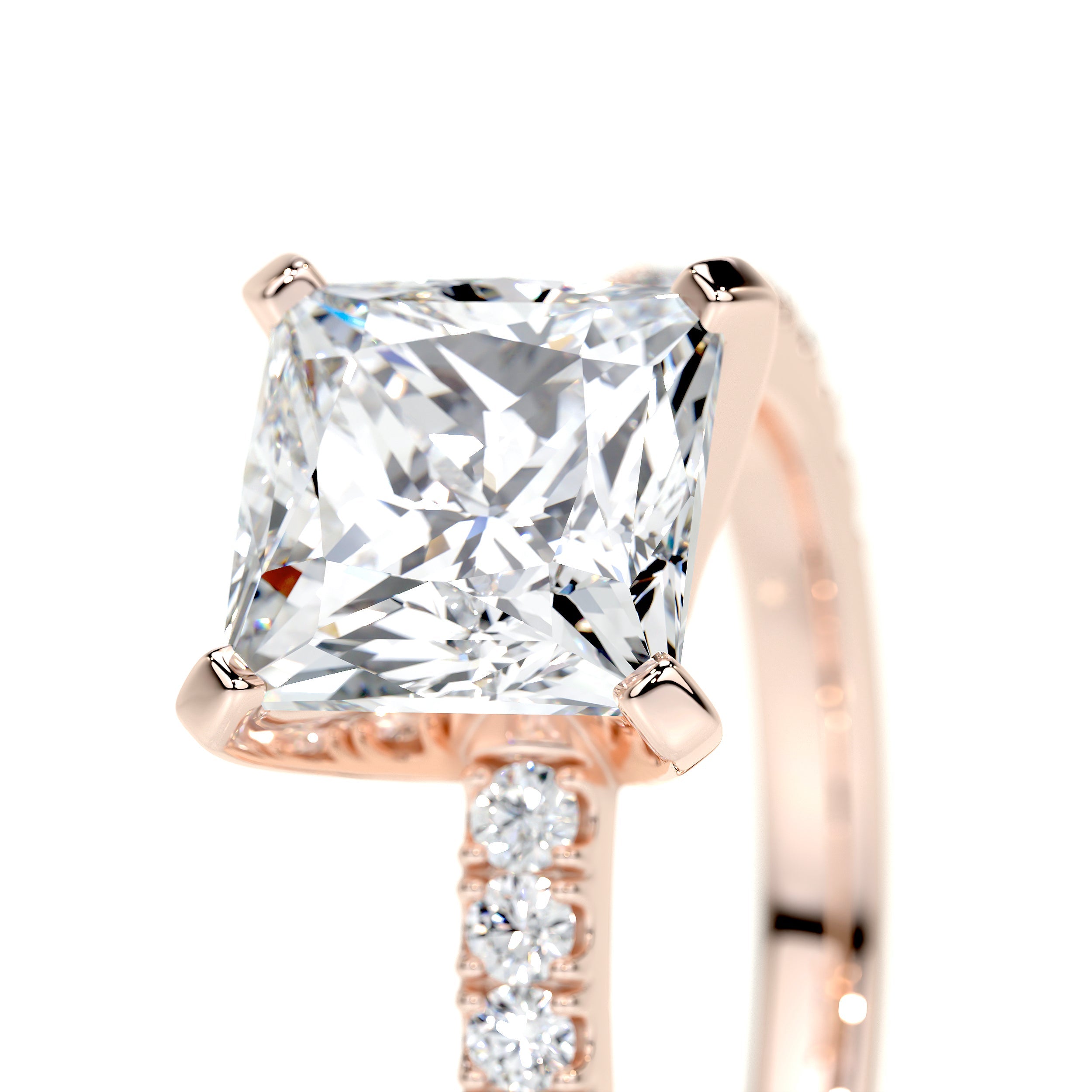 Stephanie Lab Grown Diamond Ring -14K Rose Gold